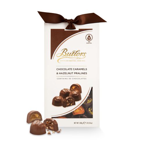 Butlers Milk Chocolate Caramel & Hazelnut Pralines  300g