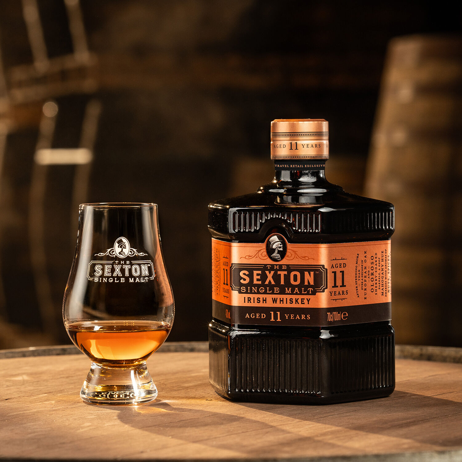 The Sexton 11 Year Old Irish Whiskey 70cl | Airport Duty Free Shopping