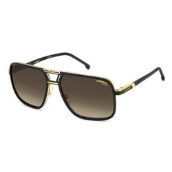 Carrera CARRERA 1071/S Black Gold Rectangular Sunglasses