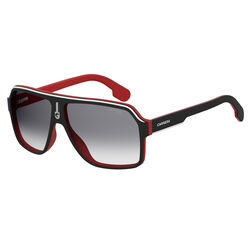 Carrera CARRERA 1001/S Black Red Square Sunglasses
