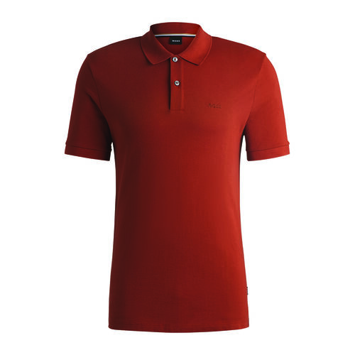Boss Pallas logo-detail polo shirt in cotton piqué