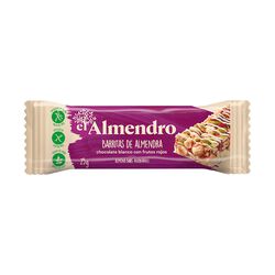  El Almendro Nuts bar with white chocolate (4x25g)100g
