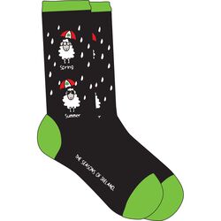 Fashion Flo The Seaons Of Ireland Fun Socks One Size