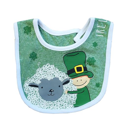 Traditional Craft Kids Leprechaun & Sheep Baby Bib 