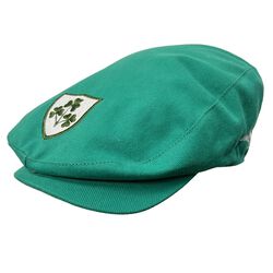 Lansdowne Adults Shamrock Crest Adult Flat Cap