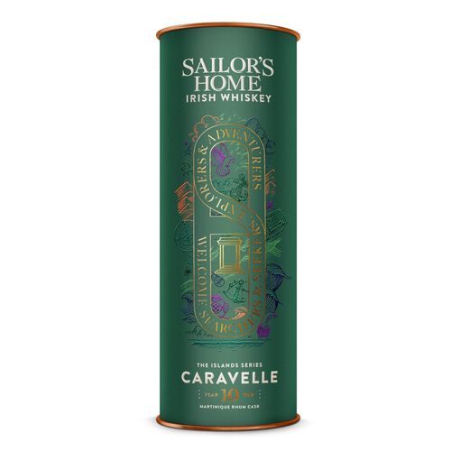 Sailors Home Caravelle 10 Year Old Irish Whiskey 70cl The Islands Series