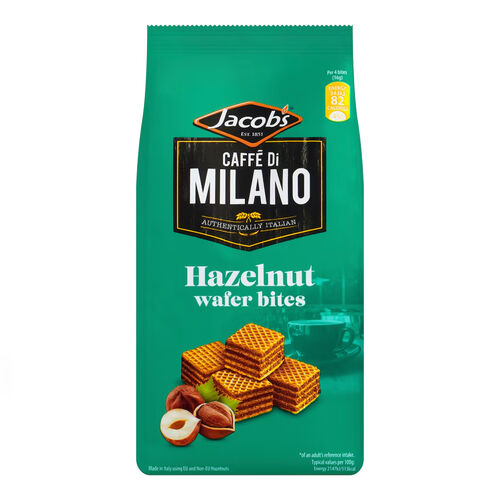 Jacobs Jacobs Caffe Di Milano Hazelnut Wafer Bites 125g